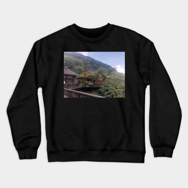 Japan Kyoto Kiyomizu -dera Crewneck Sweatshirt by Coco Traveler 